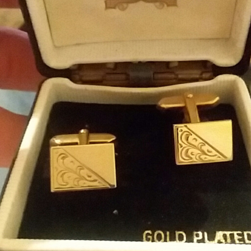 Men ring and guys cufflinks
